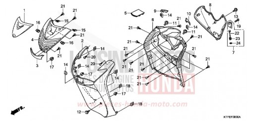 FRONT COVER SH150RC de 2012